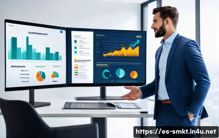 스포츠마케팅 연봉 협상에서 중요한 요소 - A professional sports marketing manager confidently presenting a detailed portfolio in a modern offi...