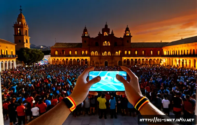 스포츠마케팅에서의 혁신적인 아이디어 사례 - Photorealistic sports marketing innovation scene in a lively Spanish city plaza, a diverse group of ...